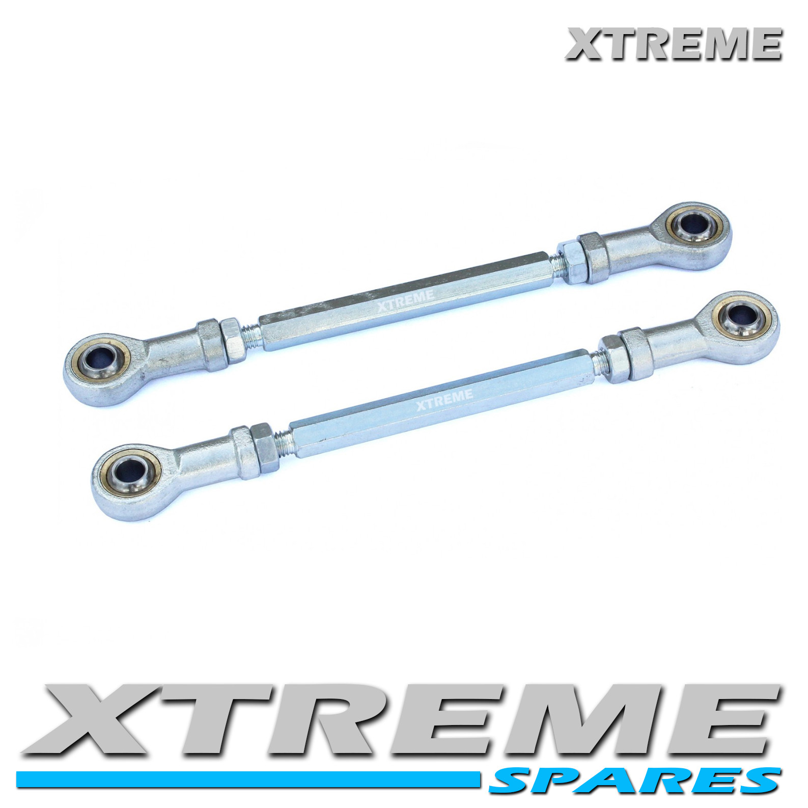 XTM RACING QUAD HIGH QUALITY 2 X STEERING TRACK ROD ENDS 235MM - 255MM