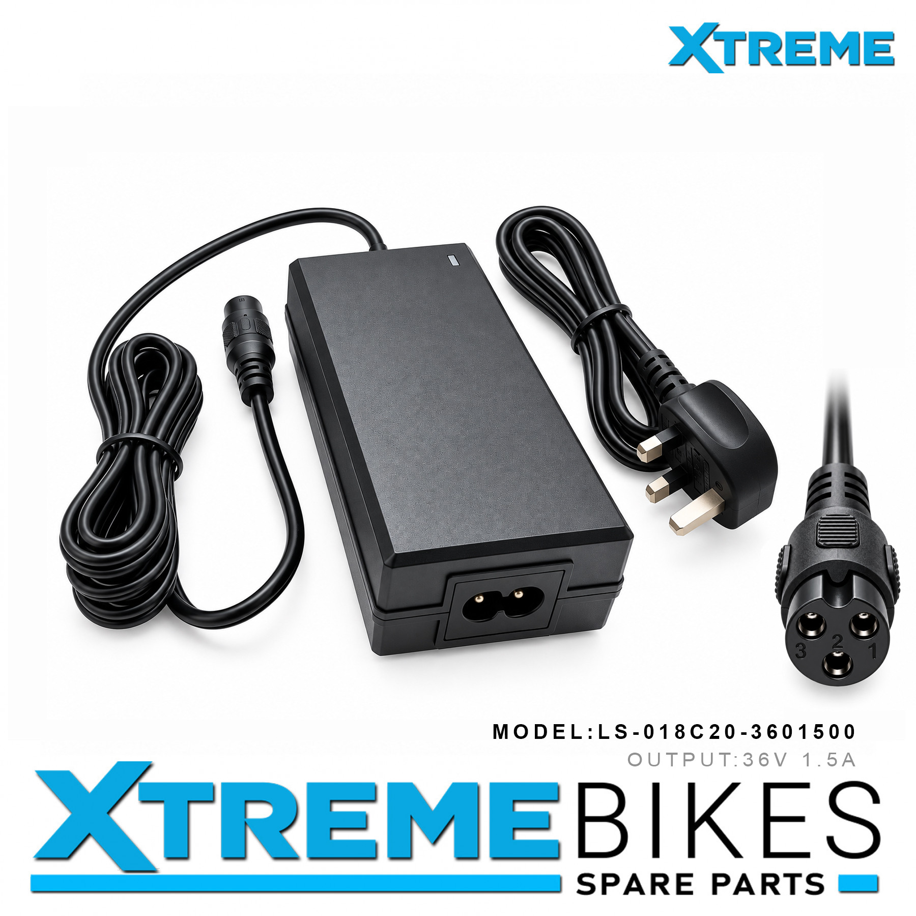 MINI QUAD 36v 1000w LEAD BATTERY CHARGER MODEL LS018C20-3601500