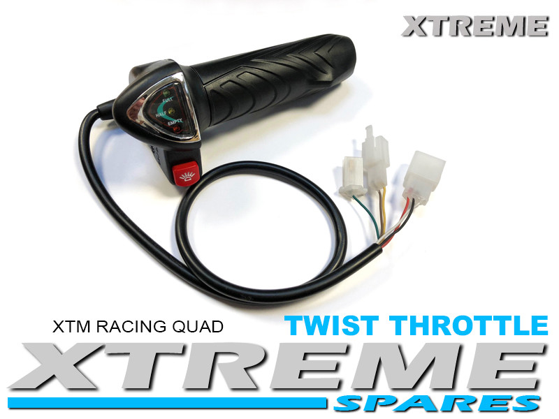 XTM RACING QUAD REPLACEMENT TWIST THROTTLE 48v 