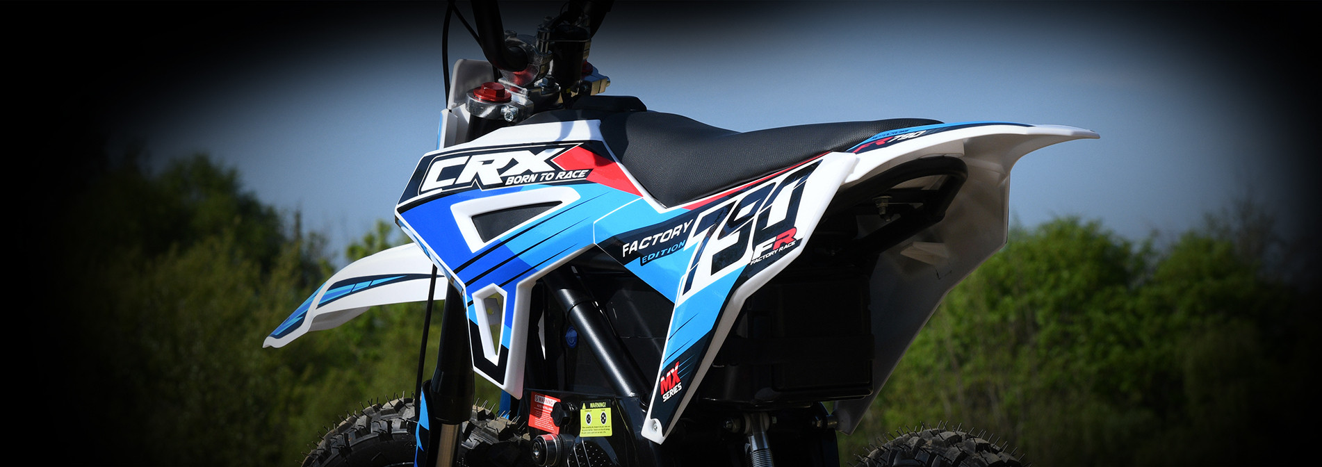 XTM CRX 36V 790W LITHIUM ELECTRIC DIRT BIKE BLUE