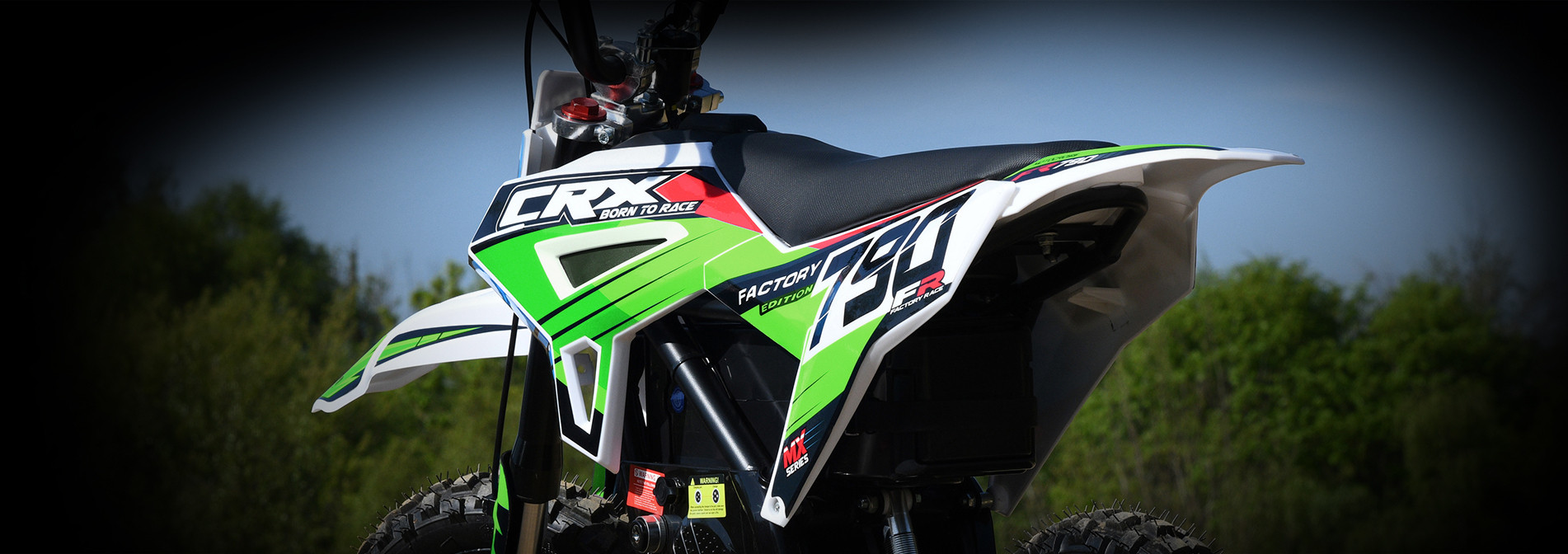 XTM CRX 36V 790W LITHIUM ELECTRIC DIRT BIKE GREEN
