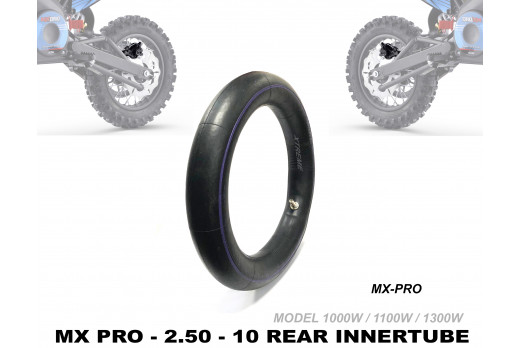 XTREME ELECTRIC XTM MX-PRO 36V REPLACEMENT REAR INNER TUBE 80/100-10 