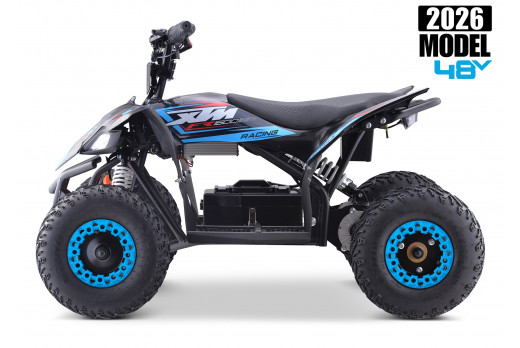 2026 XTM RACING 48V 1600W LITHIUM YOUTH ATV QUAD BIKE BLUE