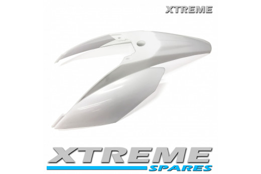 XTREME PRO-RIDER DIRT BIKE WHITE REAR MUDGUARD