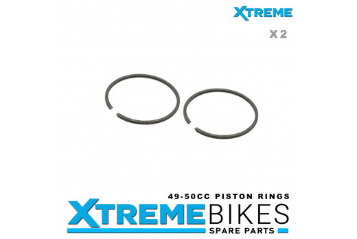  MINI MOTO/ DIRT BIKE / QUAD 2 X PISTON RINGS 49-50cc
