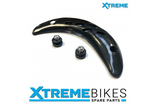 MINI DIRT BIKE COMPLETE HEAT SHIELD WITH SPACERS AND BOLTS FOR EXHAUSTS 49-50cc