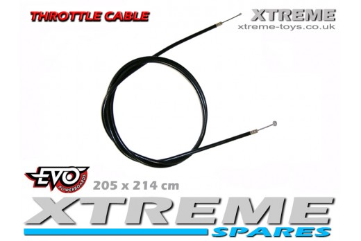 EVO PETROL SCOOTER 205 x 214cm THROTTE CABLE / GO PED / MOTORBOARD