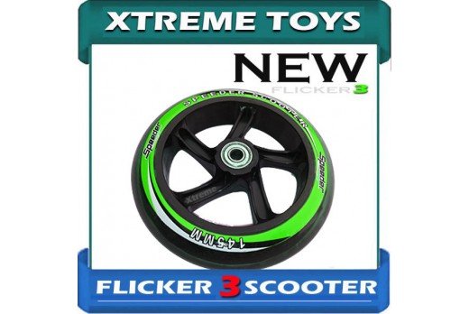 FLICKER 3 SPEEDER SCOOTER WHEEL 145mm TRI SCOOTER WHEELS