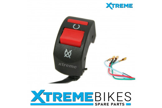 MINI MOTO/ DIRT BIKE/ QUAD ENGINE CUT OFF SWITCH 4 WIRE 49-50cc 