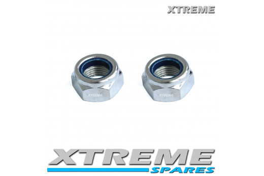 MINI QUAD 10mm THREAD FRONT WHEEL NUT SET 