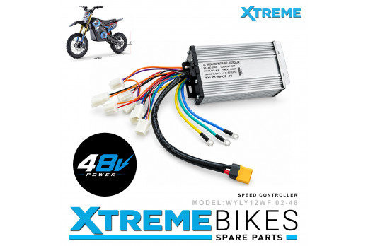 XTREME ELECTRIC XTM MX-PRO 48V 1600W LITHIUM REPLACEMENT SPEED CONTROLLER WYLY12WF 02 - 48 OLDER MODEL