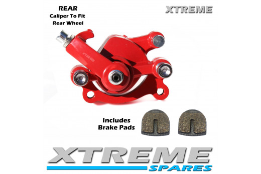 MINI MOTO DIRT BIKE RED REAR BRAKE CALIPER 