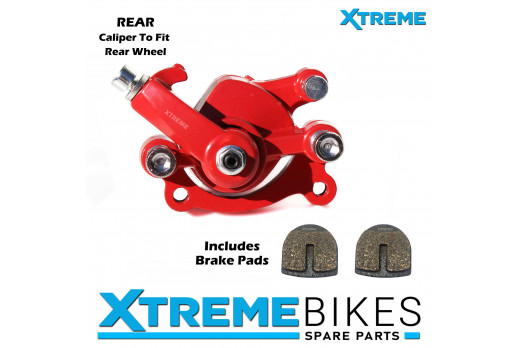 MINI DIRT BIKE RED REAR BRAKE CALIPER 