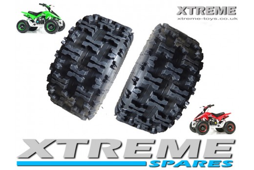 2 x MINI QUAD BIKE TYRE / MONSTER ATV / GO KART 13 x 5.00 - 6