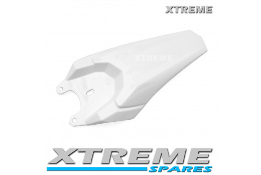 XTM CRX 50CC PETROL DIRT BIKE REPLACEMENT REAR MUDGUARD WHITE PLASTIC