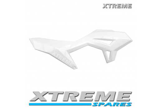 XTM CRX 50CC PETROL DIRT BIKE REPLACEMENT RIGHT OFFSIDE WHITE PLASTIC