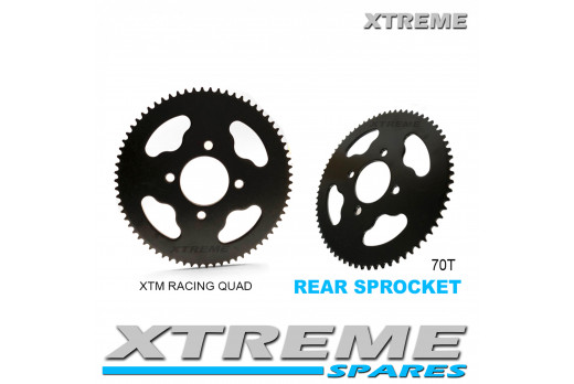 XTM RACING QUAD COMPLETE REAR SPROCKET 70T