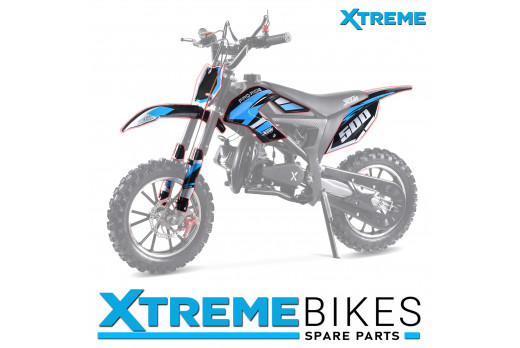 XTREME PRO-RIDER DIRT BIKE COMPLETE BLACK PLASTICS KIT
