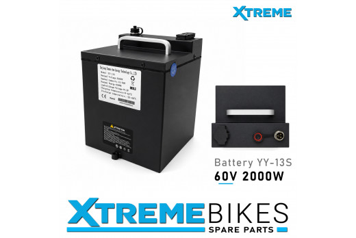 XTM MX-PRO 60V 2000W COMPLETE REPLACEMENT BATTERY YY-13S