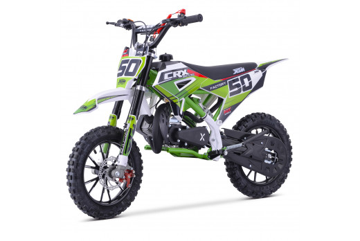 XTM CRX 50CC DIRT BIKE COLOUR-CODED GREEN