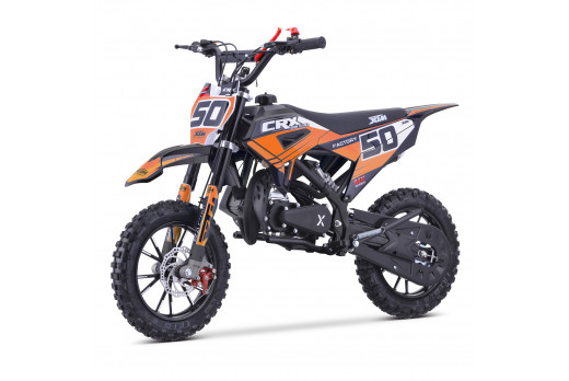 XTM CRX 50CC DIRT BIKE BLACK ORANGE