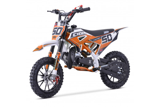 XTM CRX 50CC DIRT BIKE COLOUR-CODED ORANGE