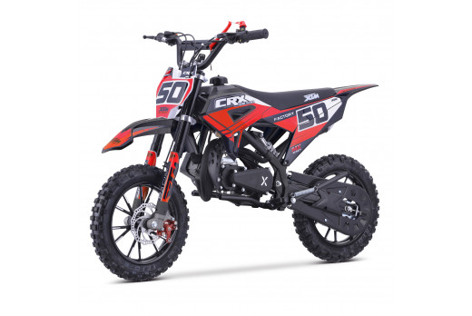 XTM CRX 50CC DIRT BIKE BLACK RED