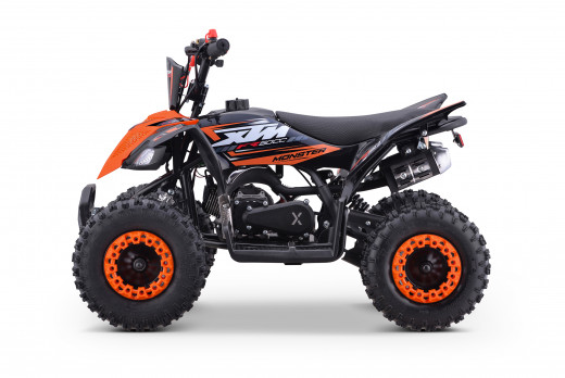 XTM MONSTER 50cc PETROL QUAD BIKE ORANGE