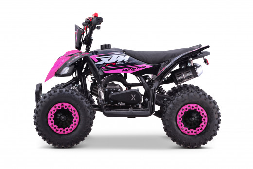 XTM MONSTER 50cc PETROL QUAD BIKE PINK