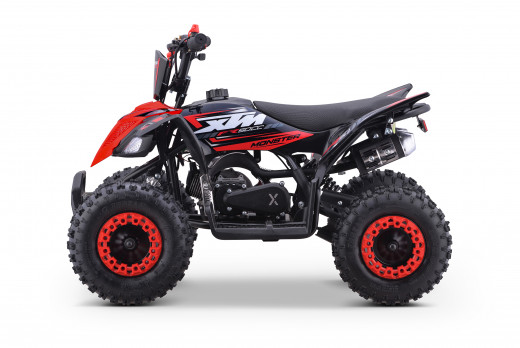 XTM MONSTER 50cc PETROL QUAD BIKE RED