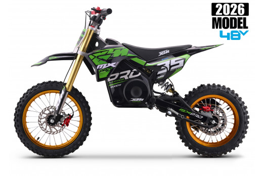 2026 XTM MXPRO 48V 2000W LITHIUM ELECTRIC DIRT BIKE BIG 14/12