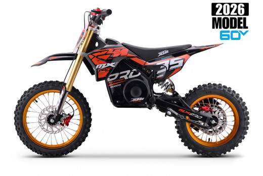2026 XTM MXPRO 60V 2000W LITHIUM ELECTRIC DIRT BIKE BIG 14/12