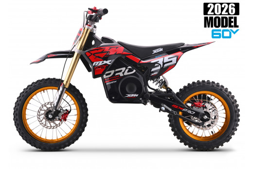 2026 XTM MXPRO 60V 2000W LITHIUM ELECTRIC DIRT BIKE BIG 14/12