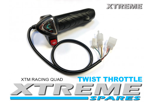 XTM RACING QUAD REPLACEMENT TWIST THROTTLE 48v 