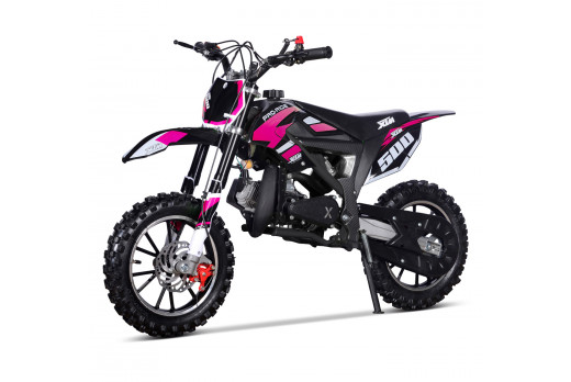 XTM PRO-RIDER 50cc DIRT BIKE BLACK PINK