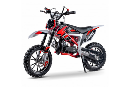 XTM PRO-RIDER 50cc DIRT BIKE COLOUR-CODED WHITE RED