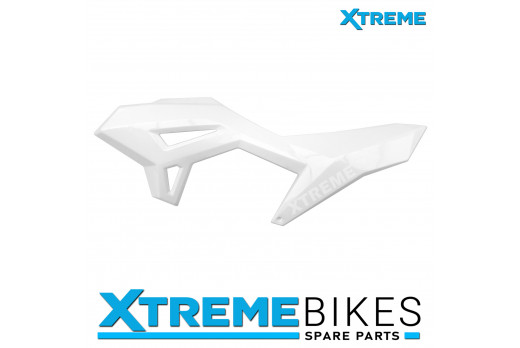 XTM CRX DIRT BIKE REPLACEMENT LEFT NEARSIDE WHITE PLASTIC