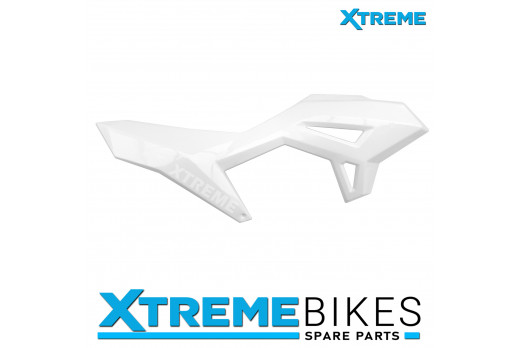 XTM CRX DIRT BIKE REPLACEMENT RIGHT OFFSIDE WHITE PLASTIC