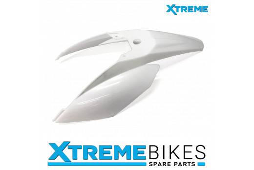XTREME PRO-RIDER DIRT BIKE WHITE REAR MUDGUARD