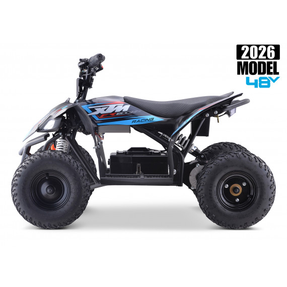2026 XTM RACING 48V 1600W LITHIUM YOUTH ATV QUAD BIKE BLUE
