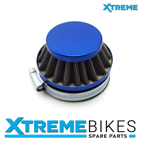 PERFORMANCE MINI MOTO/ DIRT BIKE/ QUAD BLUE CONE AIR FILTER 40mm