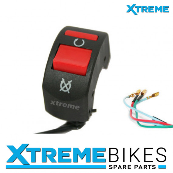 MINI MOTO/ DIRT BIKE/ QUAD ENGINE CUT OFF SWITCH 4 WIRE 49-50cc 