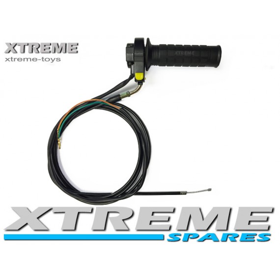 PETROL SCOOTER STOP START SWITCH AND TWIST THROTTLE WITH CABLE / GO PED/ SPARES