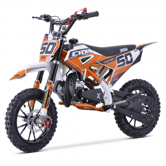 XTM CRX 50CC DIRT BIKE COLOUR-CODED ORANGE