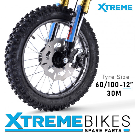 XTREME ELECTRIC XTM MX-PRO REPLACEMENT FRONT TYRE 60/100-12 30M