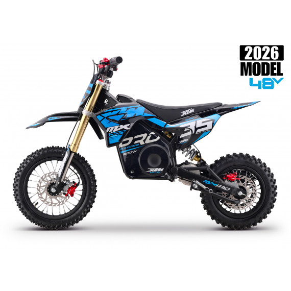 2026 XTM MXPRO 48V 1600W LITHIUM ELECTRIC DIRT BIKE 12/10