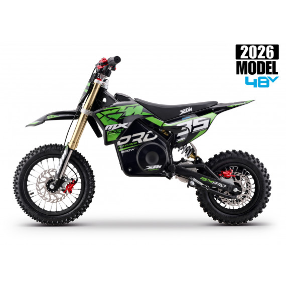 2026 XTM MXPRO 48V 1600W LITHIUM ELECTRIC DIRT BIKE 12/10