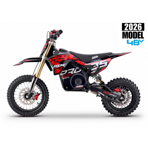 2026 XTM MXPRO 48V 1600W LITHIUM ELECTRIC DIRT BIKE 12/10