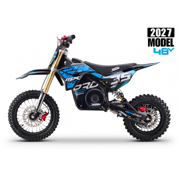 2027 XTM MXPRO 48V 1600W LITHIUM ELECTRIC DIRT BIKE 12/10