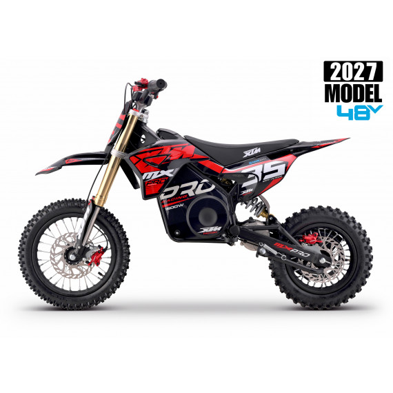 2027 XTM MXPRO 48V 1600W LITHIUM ELECTRIC DIRT BIKE 12/10